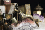Load image into Gallery viewer, Vintage Brass Dragon Gun Powder Flask - We Love Brass
