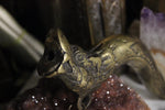 Load image into Gallery viewer, Vintage Brass Dragon Gun Powder Flask - We Love Brass
