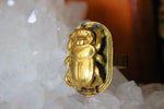 Cargar imagen en el visor de la galería, Vintage Egyptian 3D Khepri Scarab Ring - Golden Treasure Box
