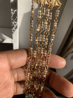 Cargar imagen en el visor de la galería, Vintage Egyptian Lotus Seed Beads Earrings - We Love Brass

