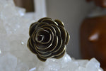 Load image into Gallery viewer, Vintage Handmade 3D Tuber Rose Ring - We Love Brass
