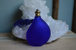 Load image into Gallery viewer, Vintage Matte Cobalt Shell Bottle - Kit - We Love Brass
