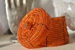 Cargar imagen en el visor de la galería, Vintage Mini Seed Beads Basket - We Love Brass
