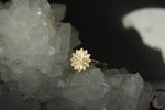 Load image into Gallery viewer, Vintage Mosaic Brass Flower Ring - We Love Brass
