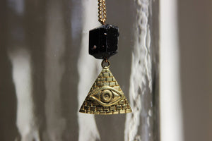 Visionary Black Tourmaline Necklace - We Love Brass