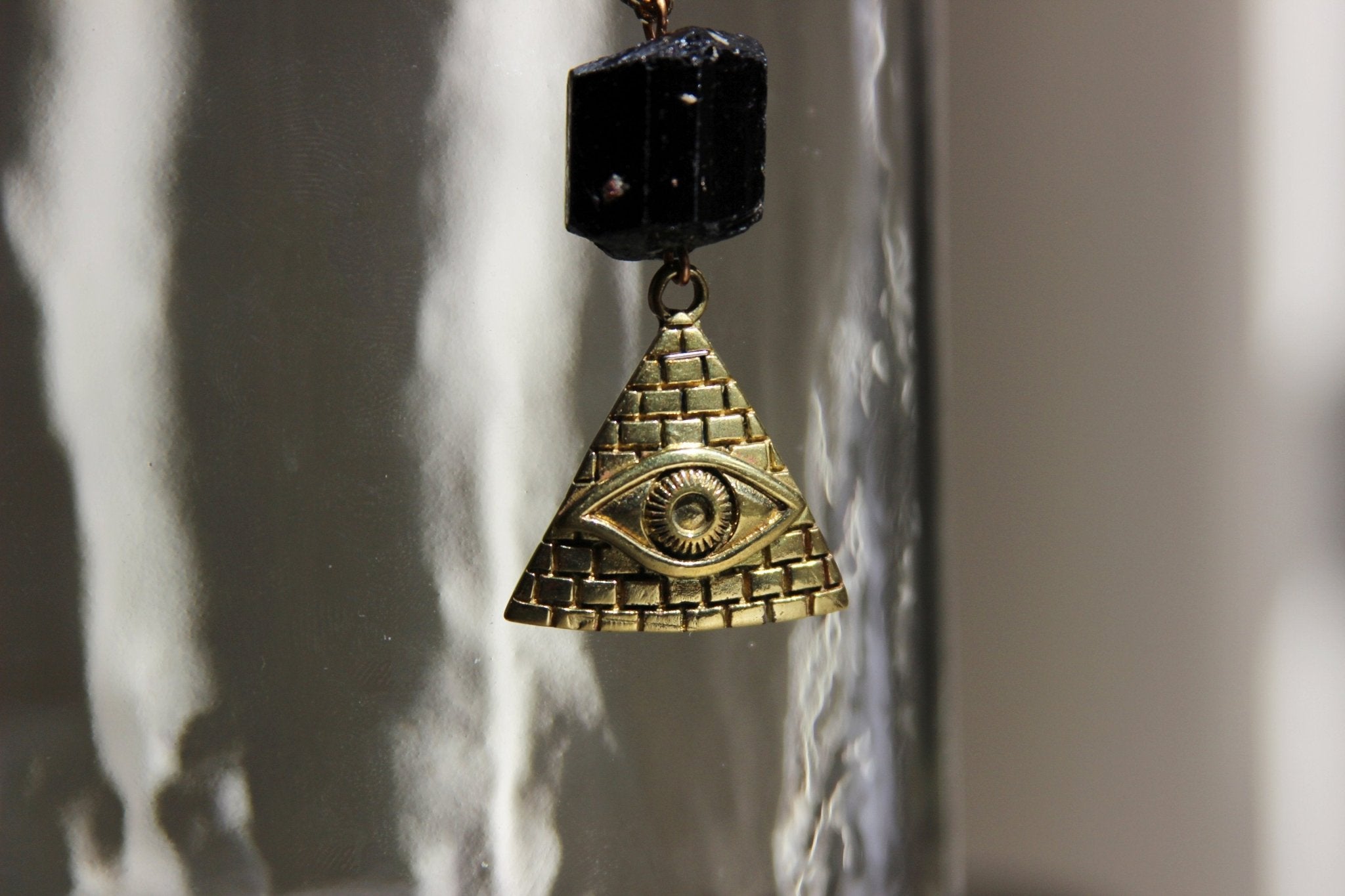 Visionary Black Tourmaline Necklace - We Love Brass