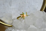 Cargar imagen en el visor de la galería, Welo Opal Brass Claw Ring - We Love Brass
