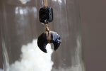Load image into Gallery viewer, When Darkness Falls Black Tourmaline Necklace - We Love Brass
